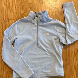 The North Face Sky Blue Half-Zip Fleece